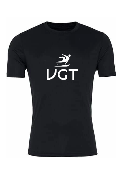 Herrenfuntionsshirt schwarz mit VGT Logo